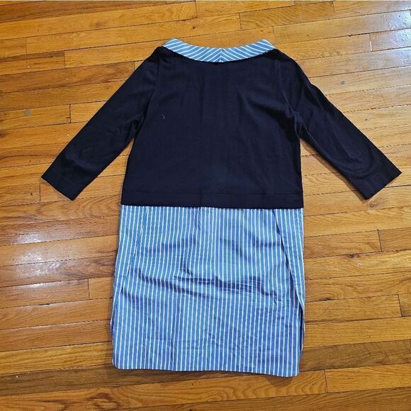 COS Tunic Collared Sweater Shirt Dress Blue Size Small - Picture 3 of 6